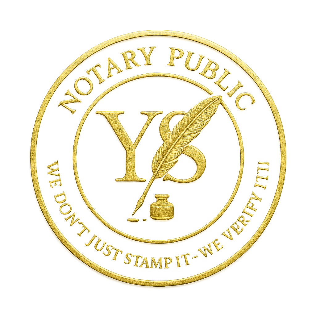 YYMA Notary Services LLC logo